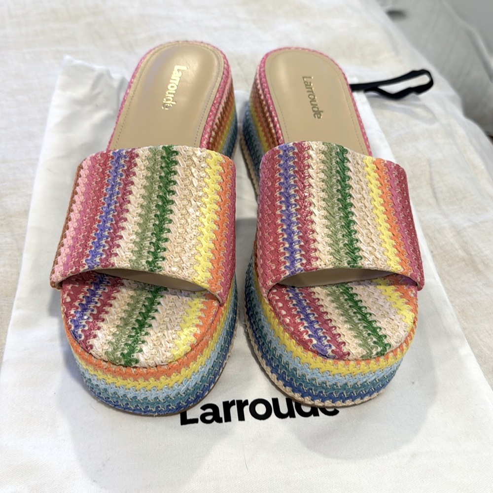 Larroude Platform Sandals Vibrant Summer Style